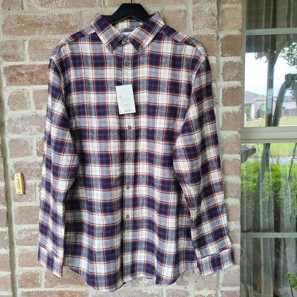 croft & barrow Other - Men's Croft & Barrow Long Sleeve Flannel Shirt L